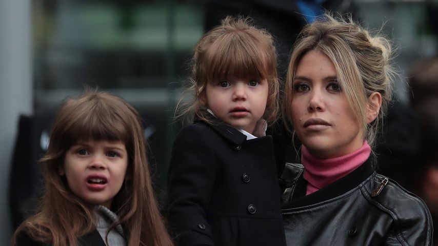 Wanda Nara mit ihren Kindern