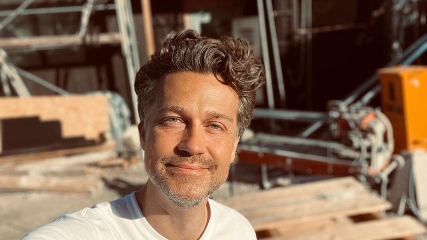 Wayne Carpendale im Juni 2022 auf der Baustelle in München