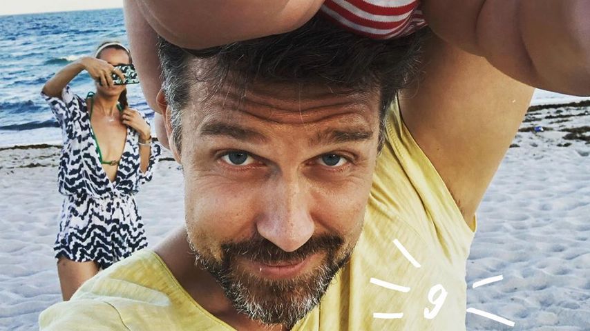 Wayne Carpendale und Söhnchen Mads