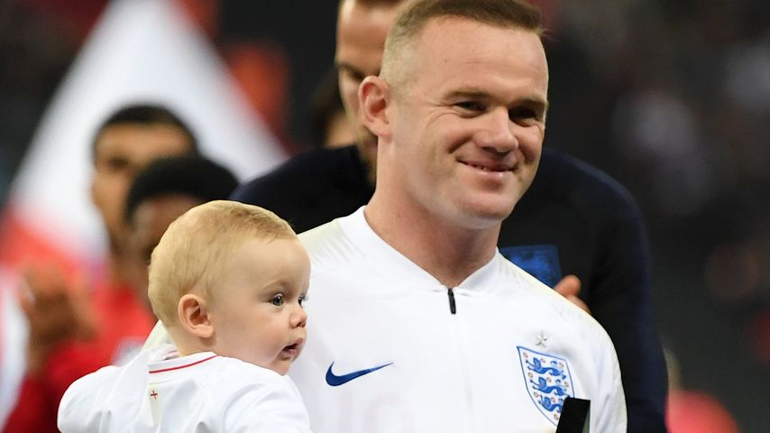 Wayne Rooney und sein Sohn, November 2018