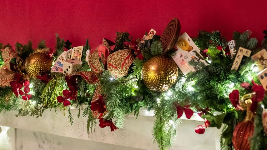 Weihnachsdeko im Weißen Haus in Washington D. C.