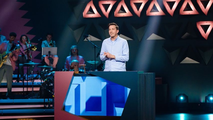"Wer stiehlt mir die Show?"-Kandidat Svenrik im Rahmen der Show