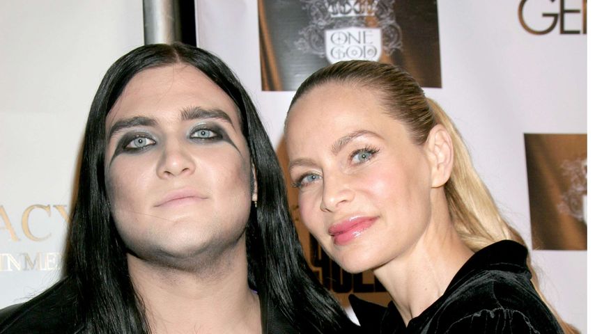 Weston Cage und seine Mutter Christina Fulton