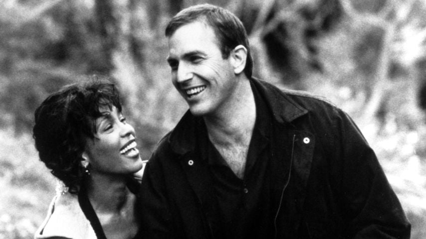 Whitney Houston und Kevin Costner in "The Bodyguard" 1992
