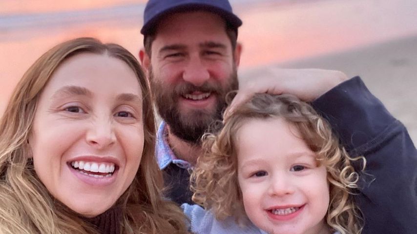 Whitney Port mit ihrem Mann Tim und Sohn Sonny
