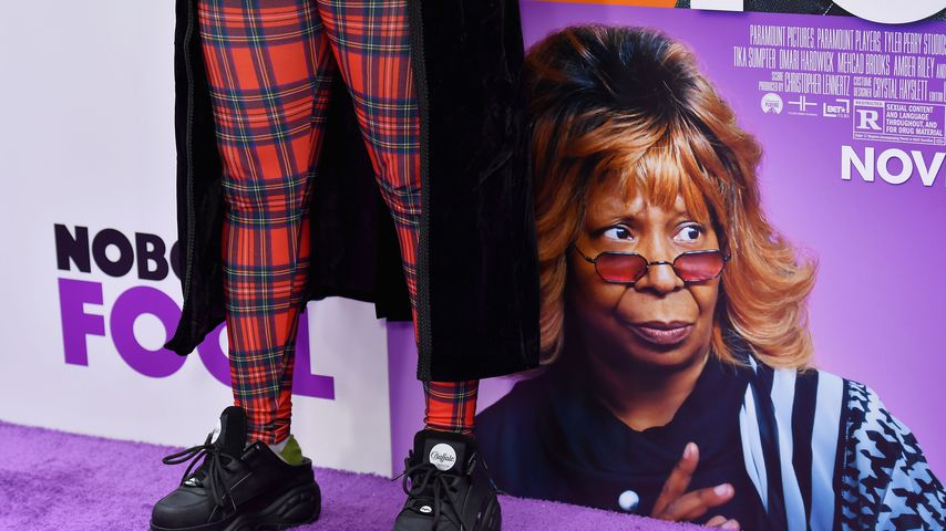 Whoopi Goldberg auf einem Filmplakat