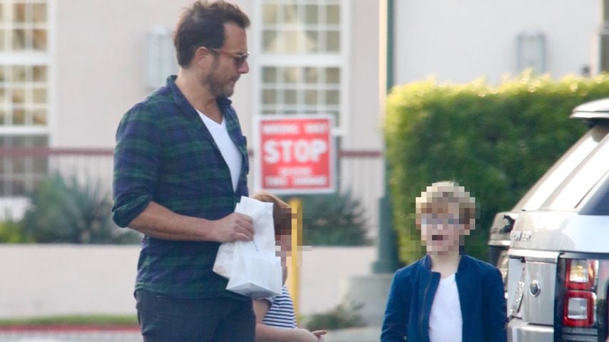 Will Arnett mit seinen Söhnen Abel und Archie im Dezember 2017