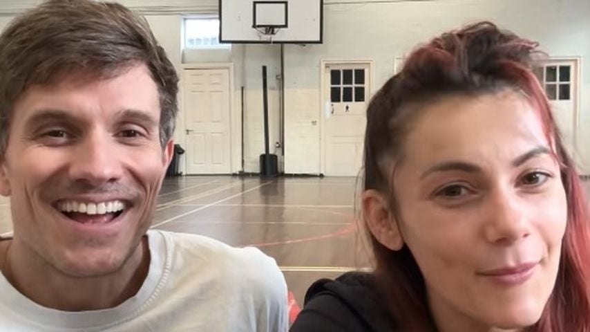 Will Best mit Dianne Buswell in einem TikTok-Clip, Oktober 2026