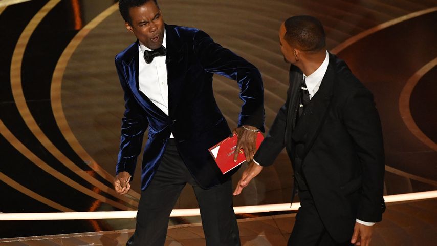 Will Smith (r.) und Chris Rock bei den Oscars 2022