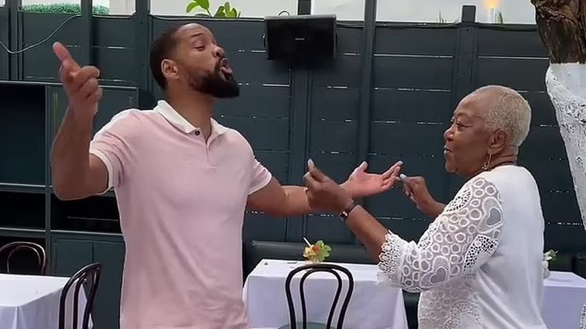 Wie süß! Will Smith tanzt mit seiner Mutter Caroline (85)