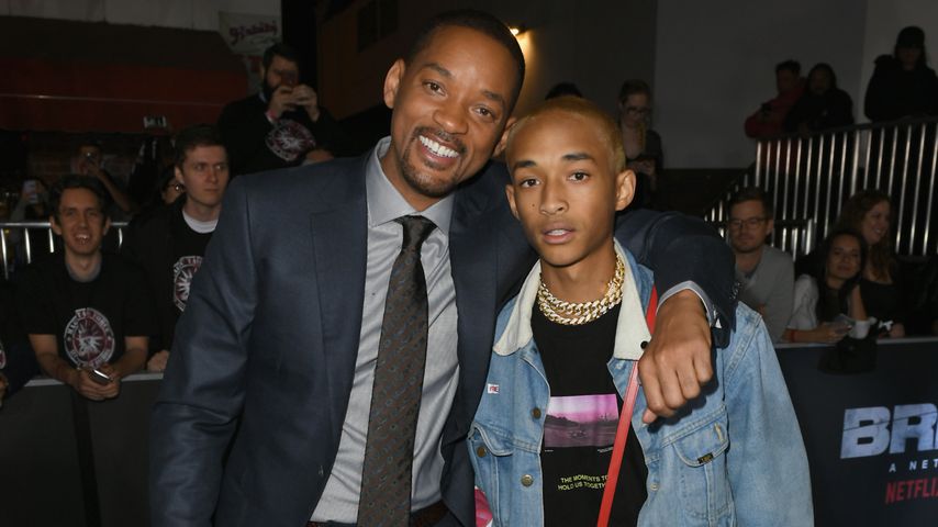 Will Smith und Jaden Smith bei der Premiere von "Bright"