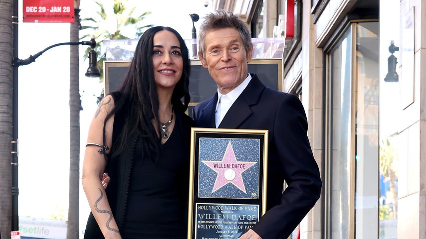 Willem Dafoe, Schauspieler, mit seiner Frau Giada
