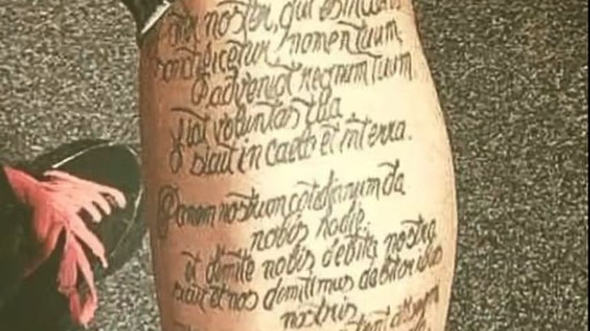 Willi Herrens neues Tattoo