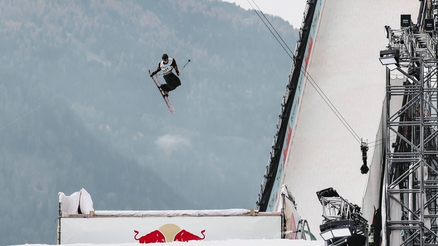 William Bostadloekken beim FIS Big Air World Cup in Chur, Schweiz