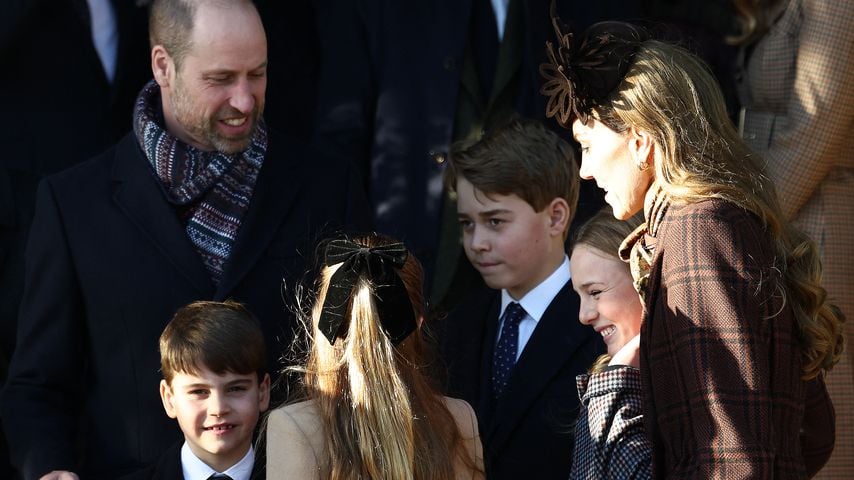 Die Royals nach dem Weihnachtsgottesdienst in Sandringham 2025