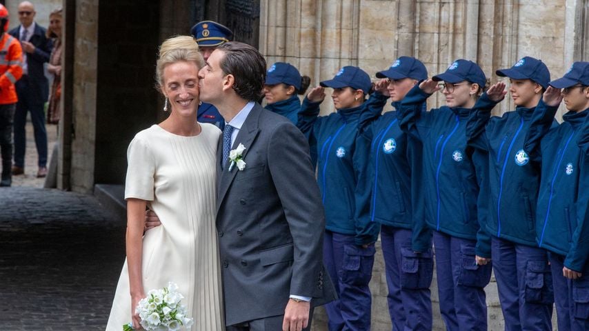 Maria Laura von Belgien und William Isvy im September 2022