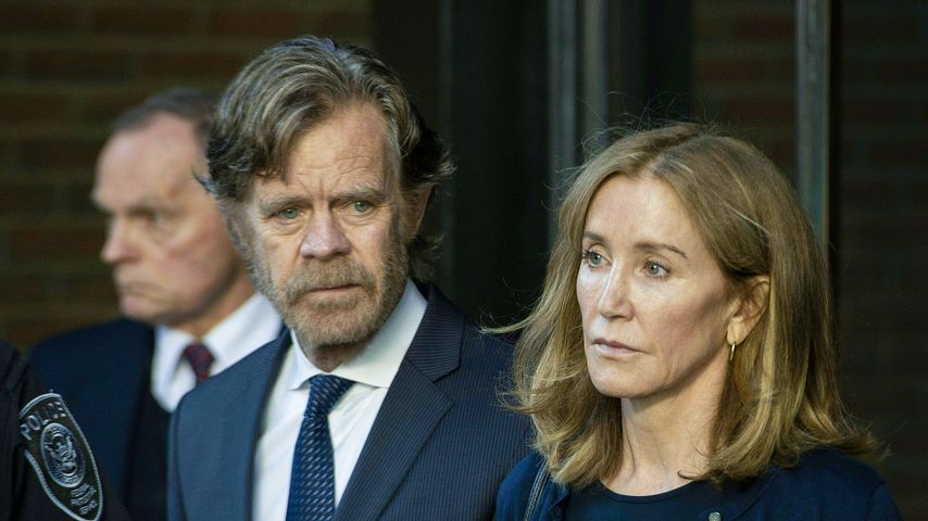 William Macy und Felicity Huffman  vor Gericht in Boston