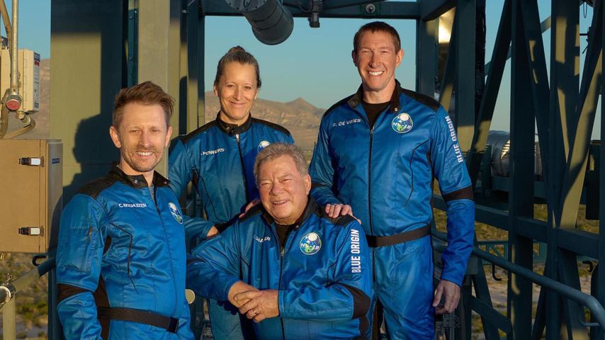 William Shatner mit seiner Weltraum-Crew