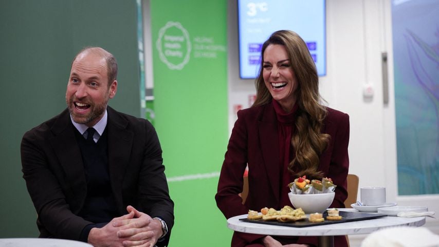 Prinz William und Prinzessin Kate beim Besuch des Charing Cross Hospital in London, 8. Januar 2026