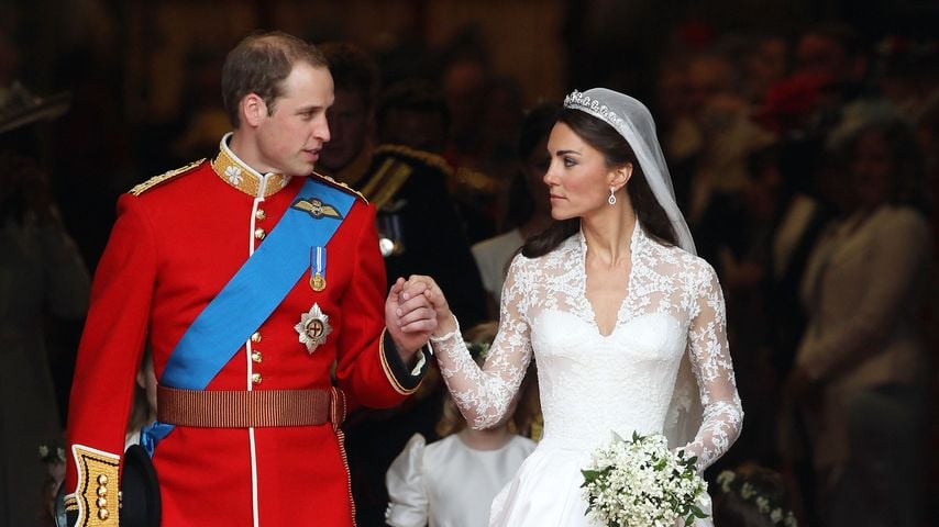 William und Kate bei ihrer Hochzeit 2011