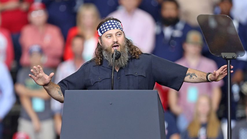 Willie Robertson bei einer Wahlkampfveranstaltung von Donald Trump