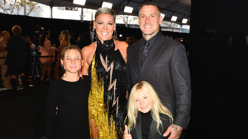 Pink und Carey Hart mit ihren Kindern Willow und Jameson bei den American Music Awards 2022