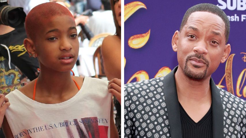 Willow Smith mit Glatze: Papa Will war anfangs schockiert