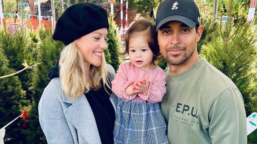 Wilmer Valderrama mit seiner Partnerin Amanda Pacheco und der gemeinsamen Tochter