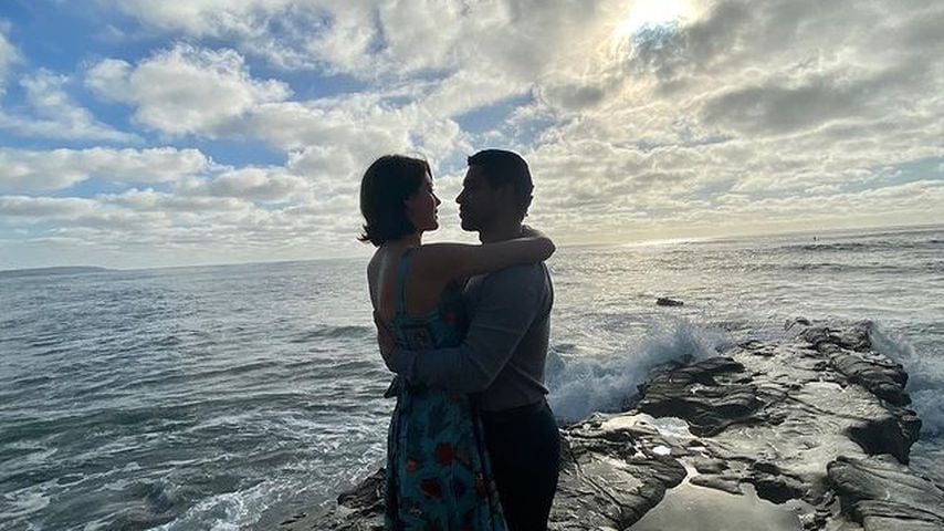Wilmer Valderrama und seine Partnerin Amanda Pacheco im Februar 2021