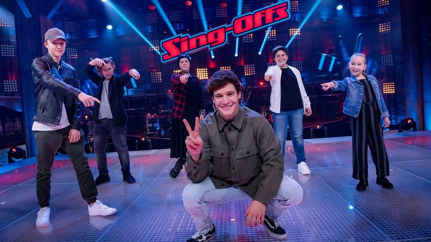 Wincent Weiss und seine "The Voice Kids"-Finalisten