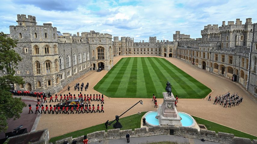 Windsor Castle beim Staatsbegräbnis der Queen