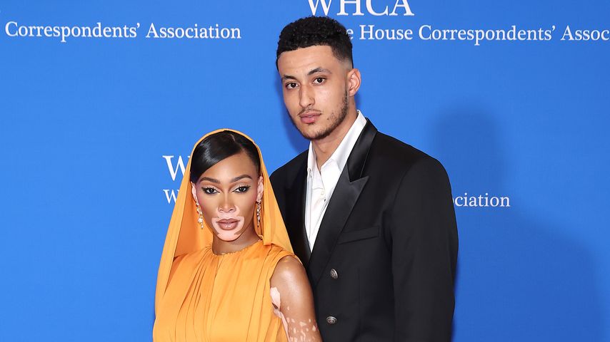 Winnie Harlow and Kyle Kuzma im April 2023