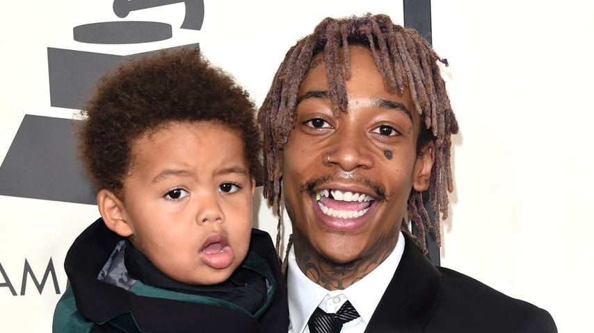 Wiz Khalifa und sein Sohnemann im Jahr 2015
