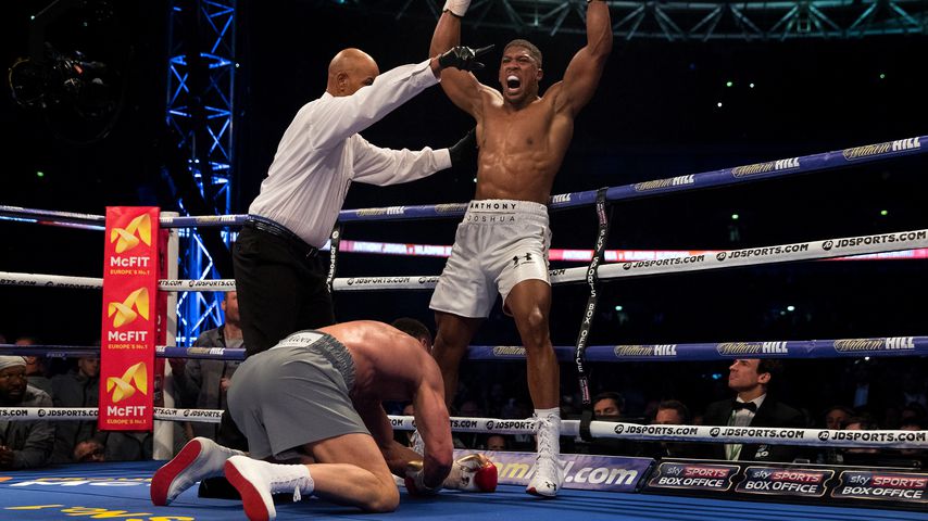 Wladimir Klitschko und Anthony Joshua, 2017