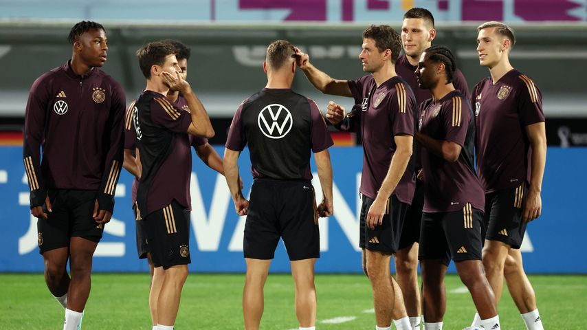 WM-Kader Deutschland beim Training