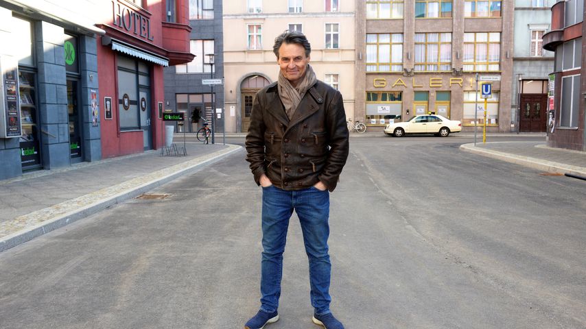 Wolfgang Bahro am neuen GZSZ-Set