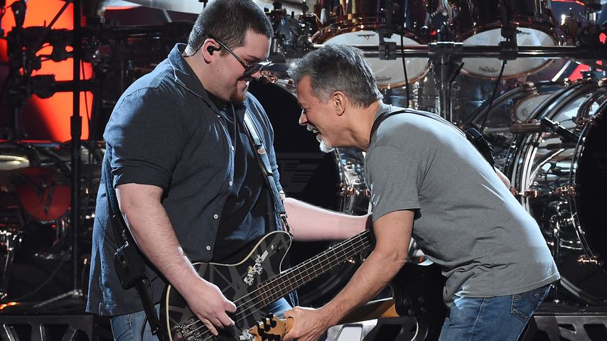 Wolfgang und Eddie Van Halen im Mai 2015