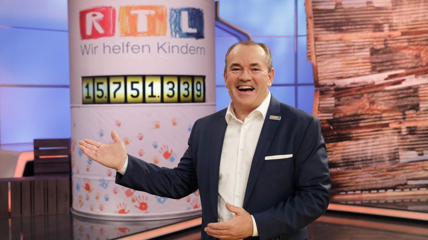 Wolfram Kons für den 25. RTL-Spendenmarathon