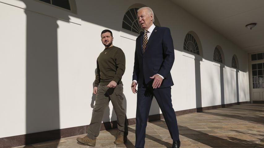 Wolodymyr Selenskyj und Joe Biden