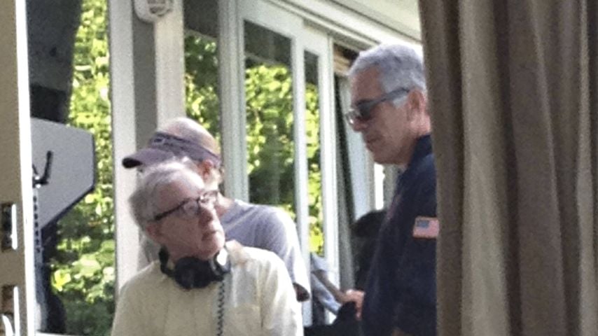 Woody Allen und Jeffrey Epstein auf einem von der US-Justiz veröffentlichten Foto