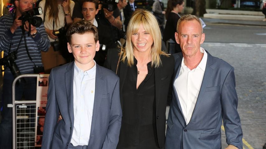 Woody Cook, Zoe Ball und Norman Cook besuchen die britische Gala-Vorführung von "Man Up" in London