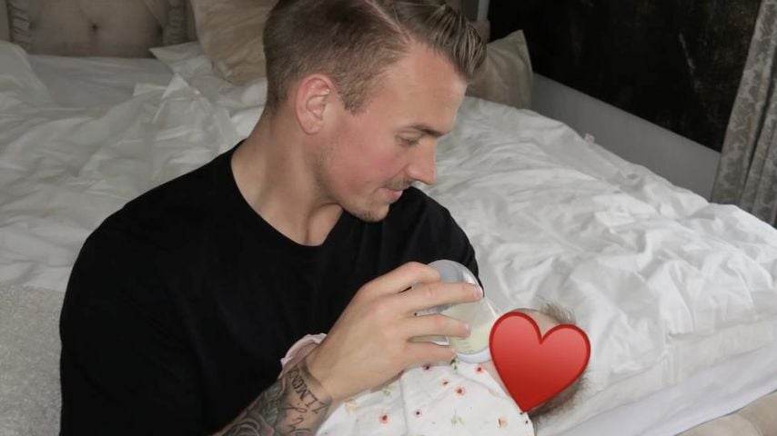 Xander Stephinger mit seiner Tochter