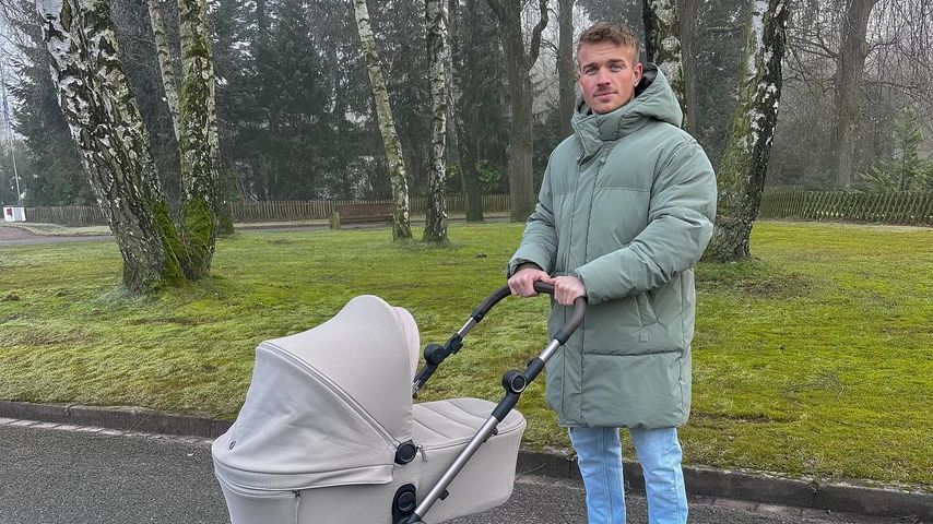Xander Stephinger mit seiner Tochter Emma, Januar 2025