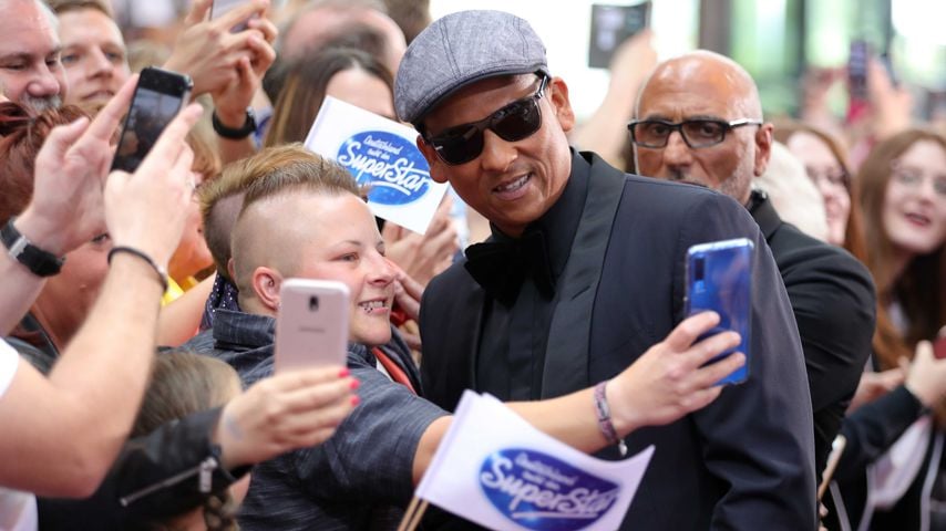 Xavier Naidoo beim DSDS-Finale im April 2019