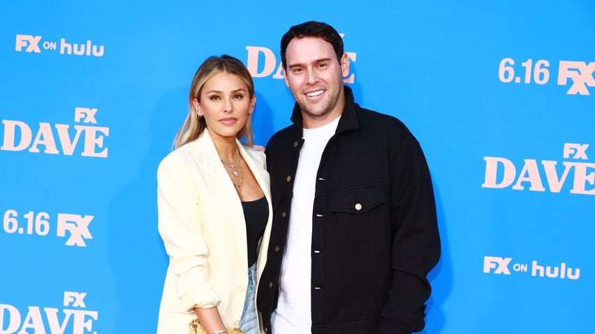 Yael Cohen Braun und Scooter Braun bei der Red-Carpet-Premiere von "Dave" Staffel 2 im Greek Theatre in Los Angeles