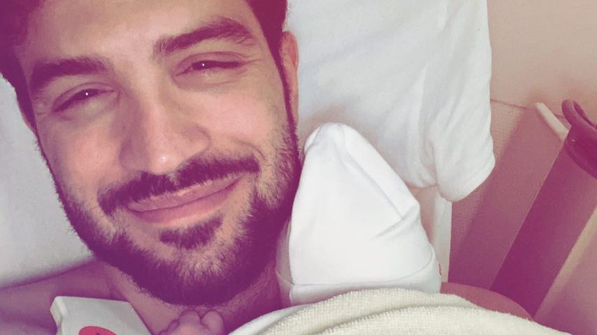 Yasin mit seinem Baby