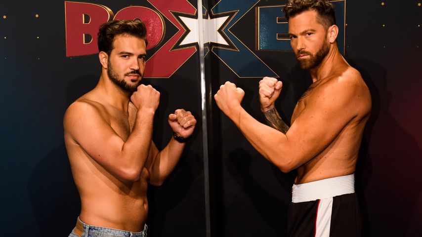 Yasin Cilingir und Oliver Sanne, Teilnehmer bei "Das große SAT.1 Promiboxen"