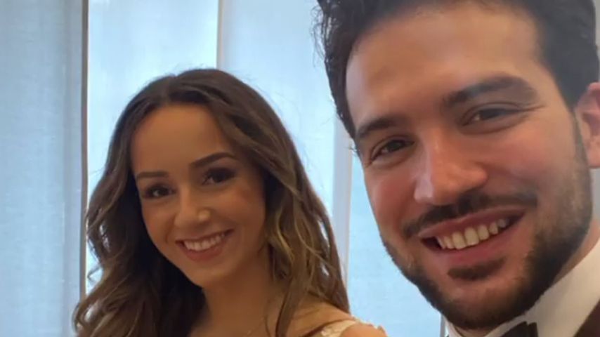 Yasin und Samira bei ihrer Hochzeit im Februar 2021