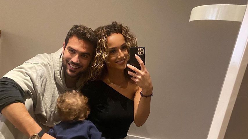 Yasin und Samira Cilingir mit ihrem Sohn Malik im Oktober 2021