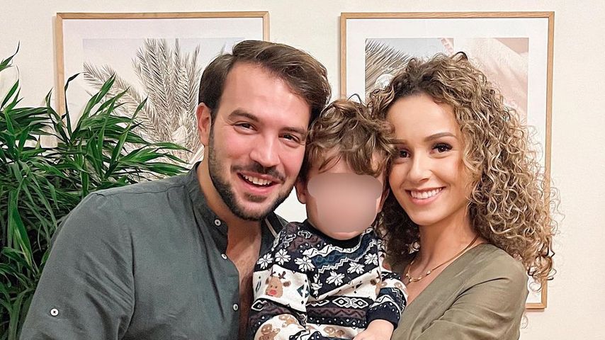 Yasin und Samira Cilingir mit ihrem Sohn Malik an Silvester 2022